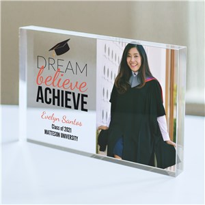 Personalized Dream Photo Keepsake | Personalized Graduation Gifts