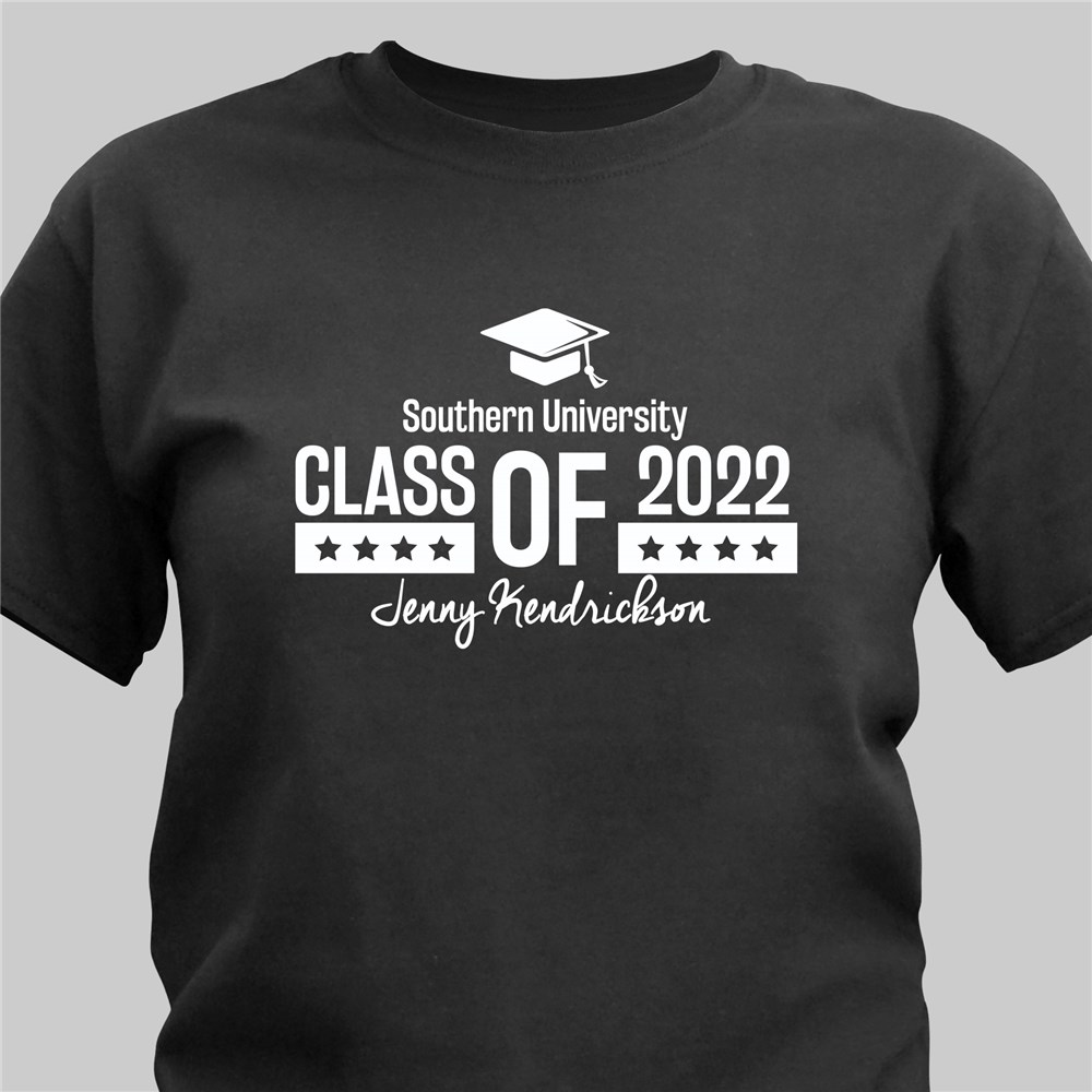 Personalized Class of Cap T-Shirt | GiftsForYouNow