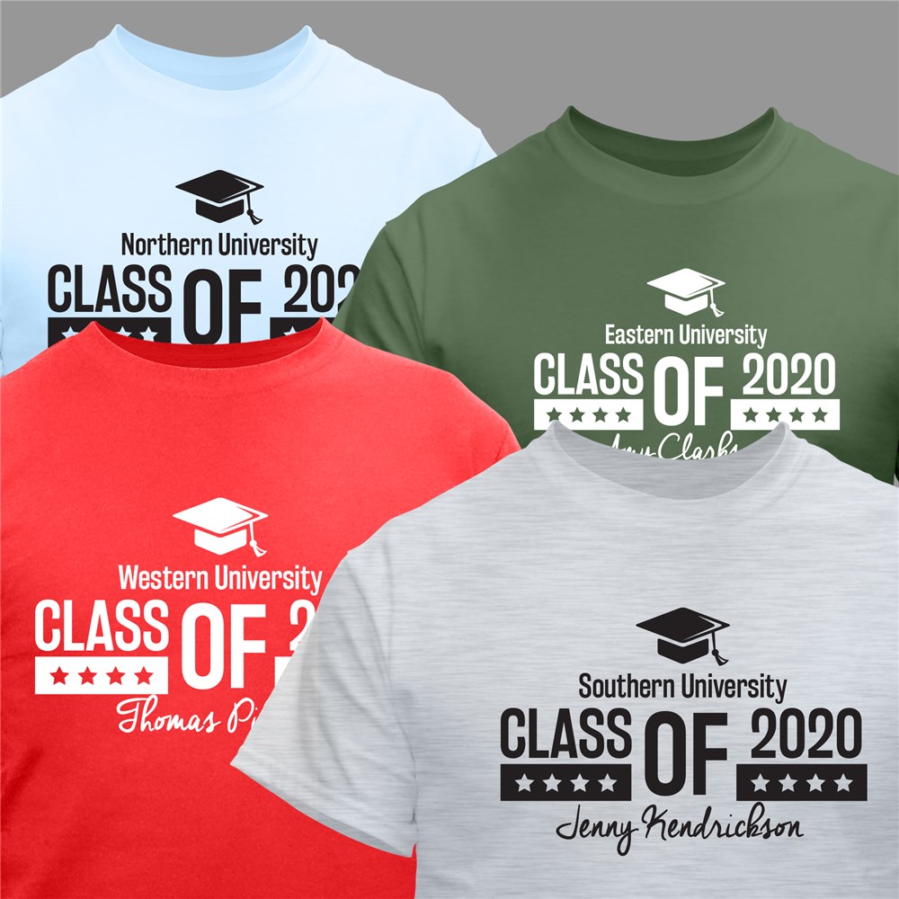Personalized Class of Graduation Shirts