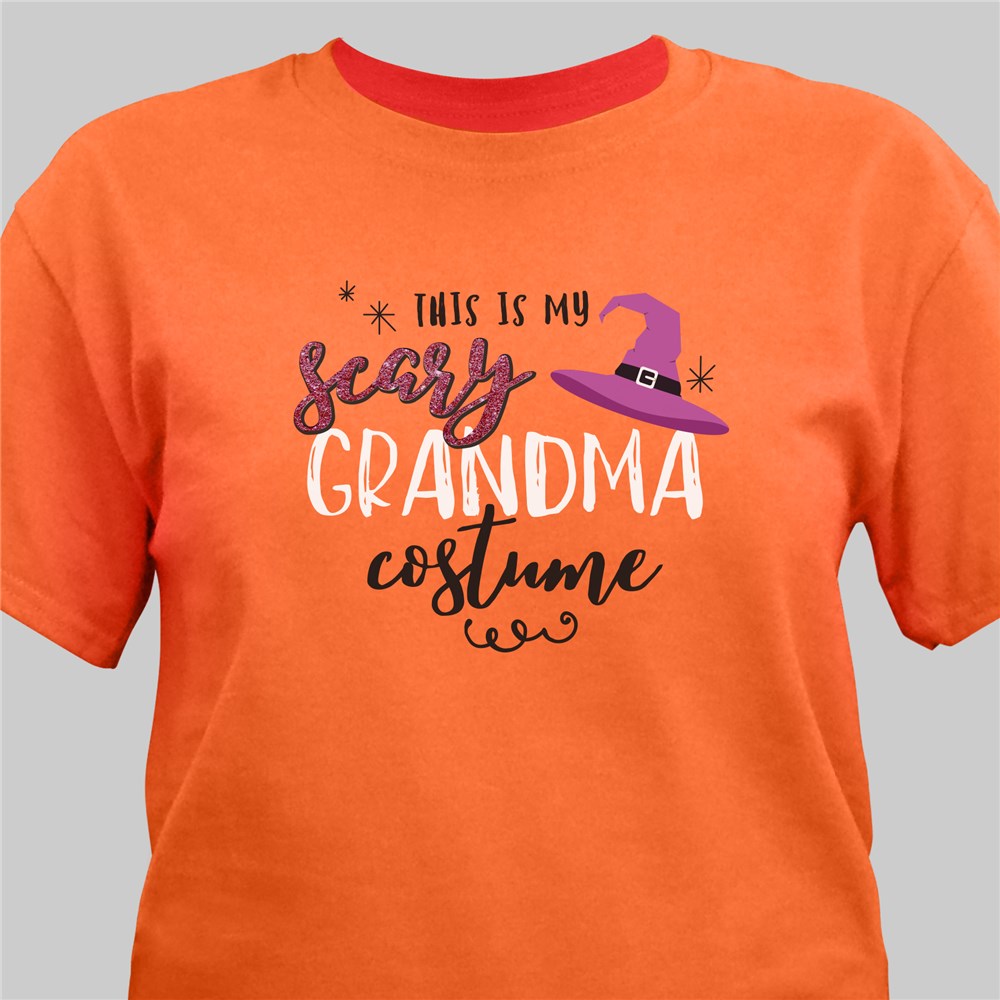 Personalized This Is My Scary Costume T-Shirt | Halloween Shirts For Women