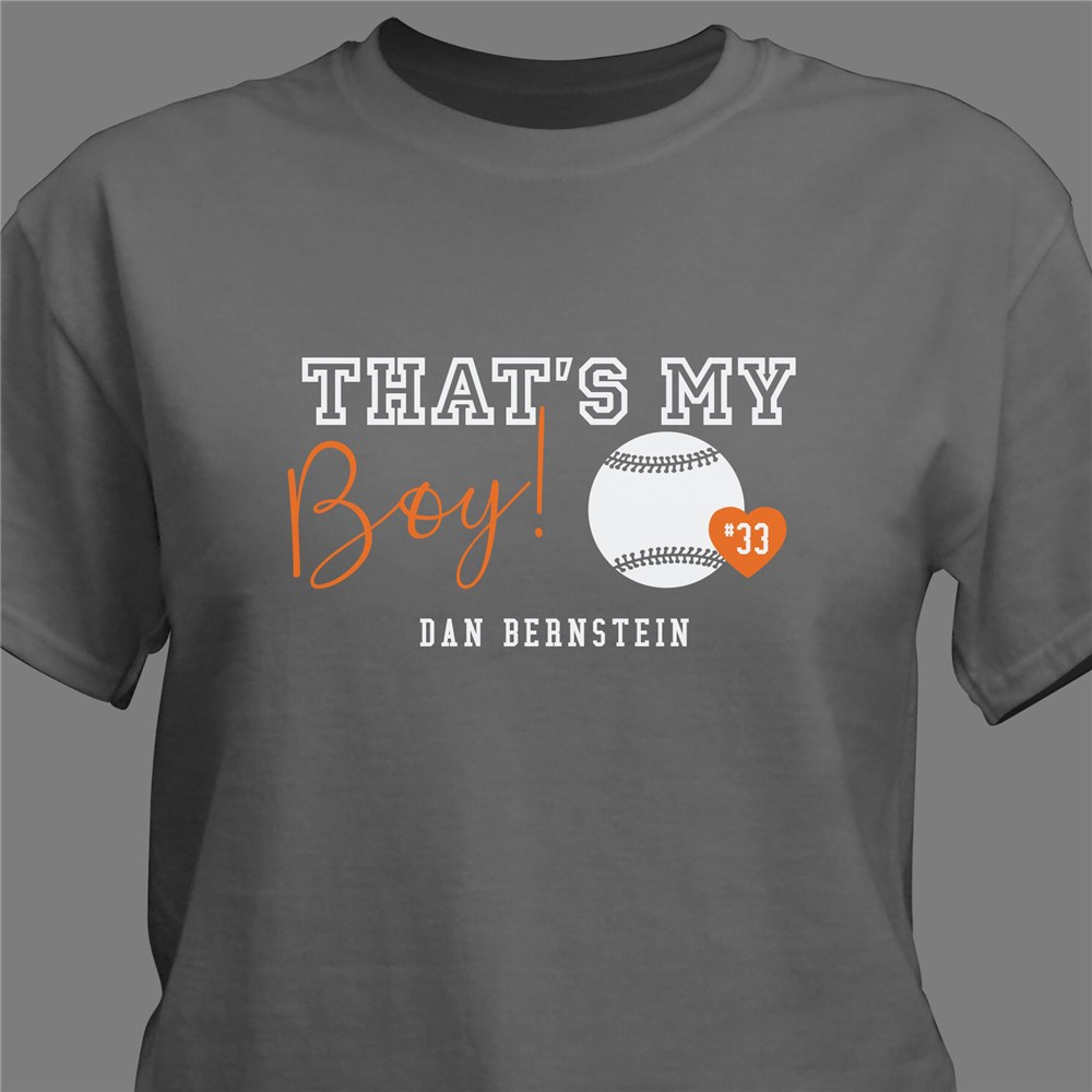 That's My Child Sports Personalized TShirt GiftsForYouNow