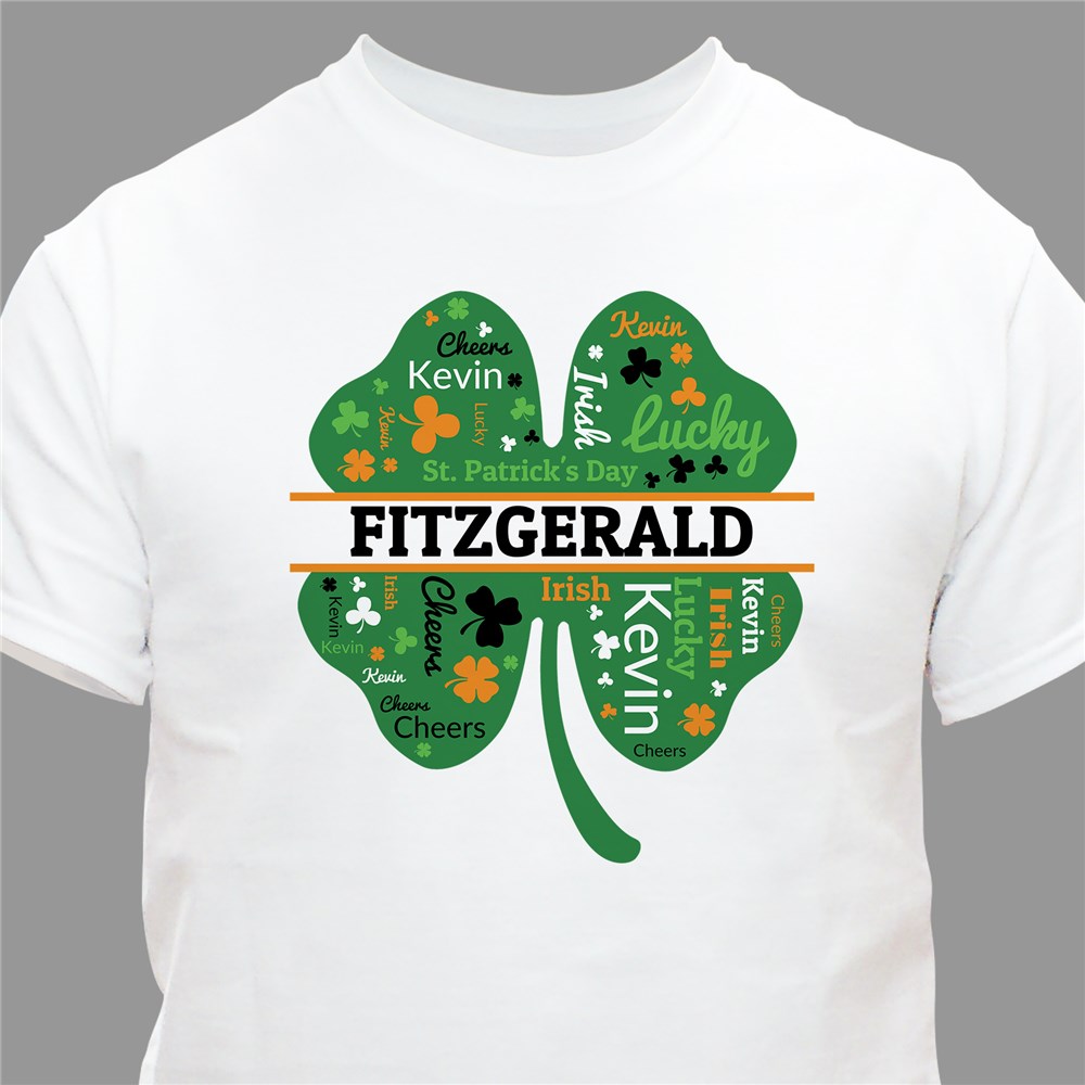 Personalized Shamrock TShirts | Personalized Irish Shirts