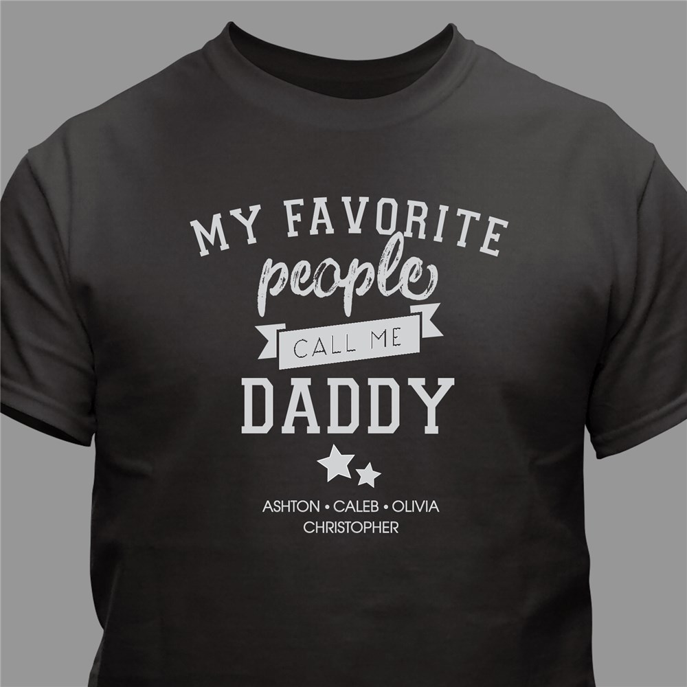 Customized T-Shirts For Him | My Favorite People Shirt