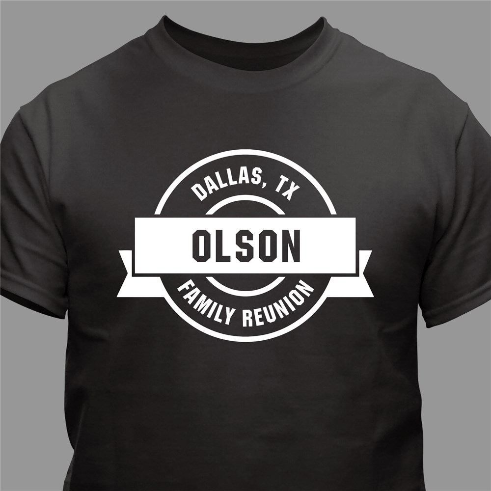 Personalized Shirt For Reunions | Family Name Reunion TShirt