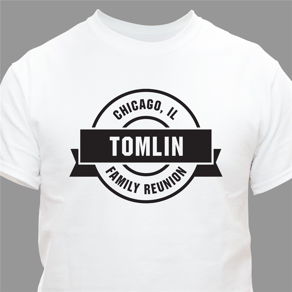 Personalized Shirt For Reunions | Family Name Reunion TShirt