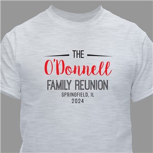 Personalized Shirt For Families | Add Your Name Family Reunion Shirt