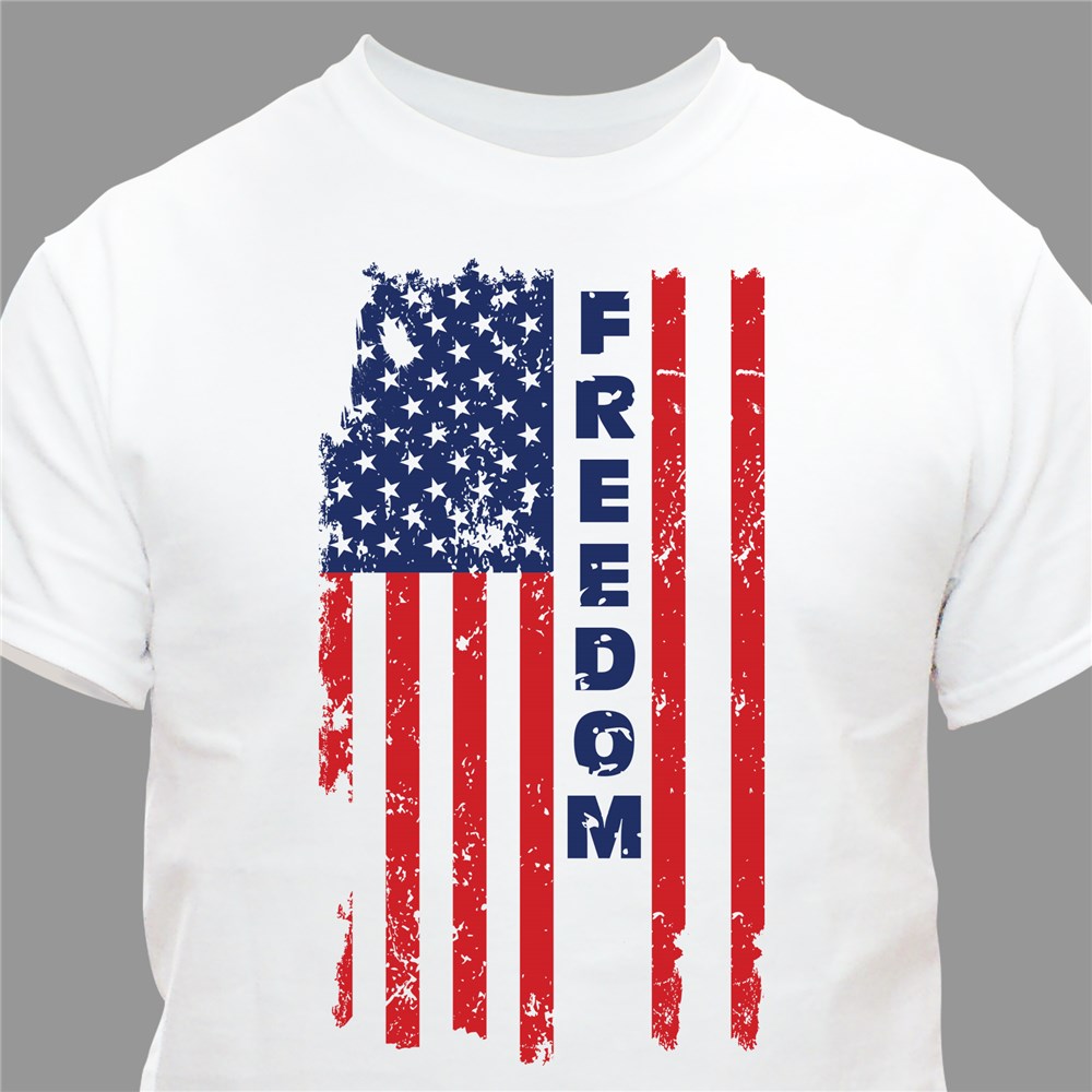 Personalized Flag TShirt | Freedom Flag Personalized Shirt