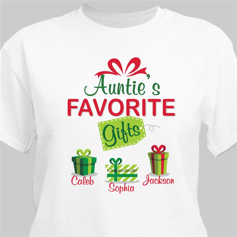 Favorite Shirt For Christmas | Personalized Gramma Shirts