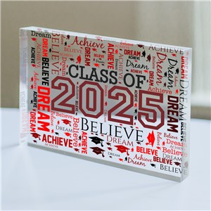 Personalized Acrylic Graduation Keepsake