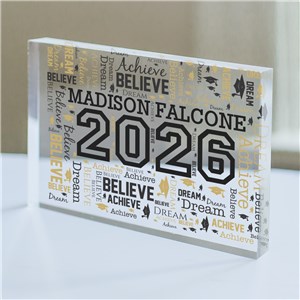 Personalized Acrylic Graduation Keepsake
