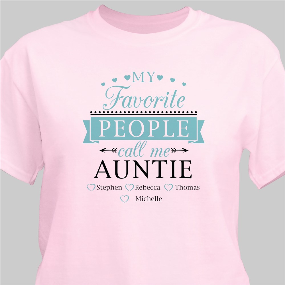 Personalized My Favorite People T-shirt