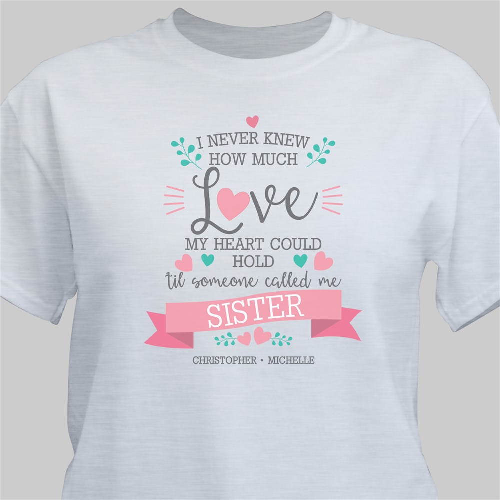 Personalized Love My Heart Could Hold T-shirt 316097X