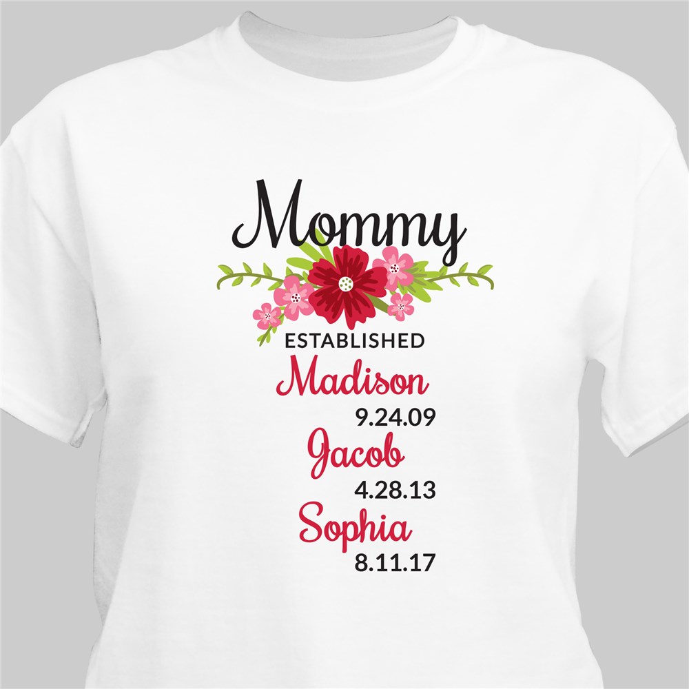 Mom Shirts | Personalized Mother's Day T-Shirts and Sweatshirts