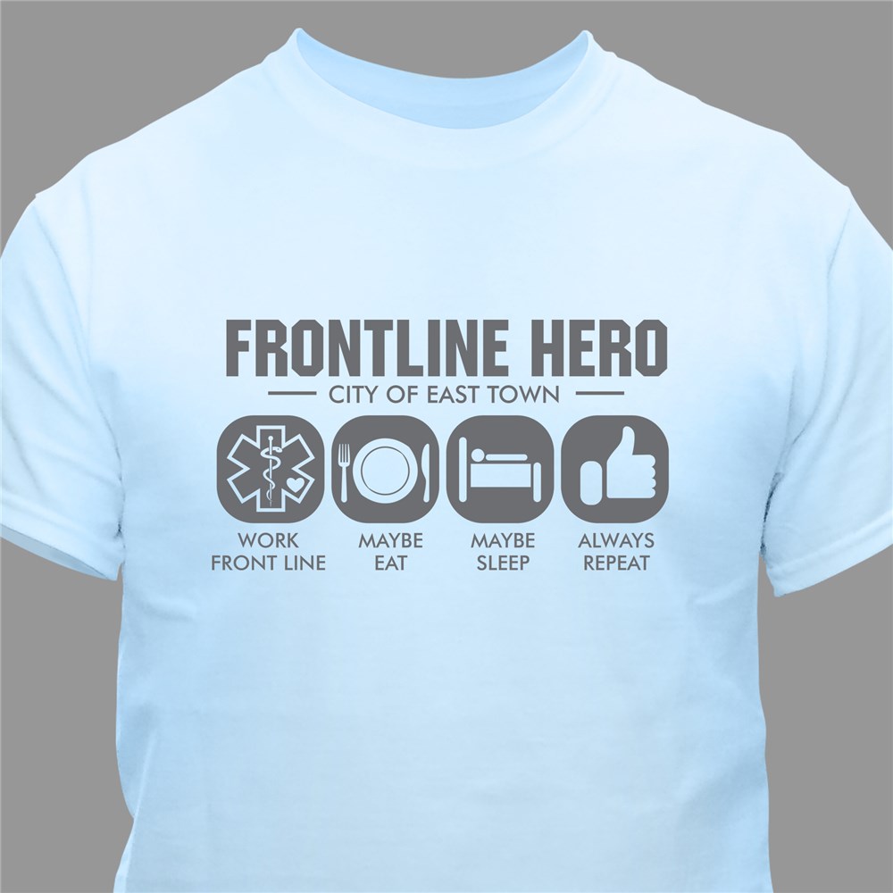 Personalized Work Frontlines T-Shirt