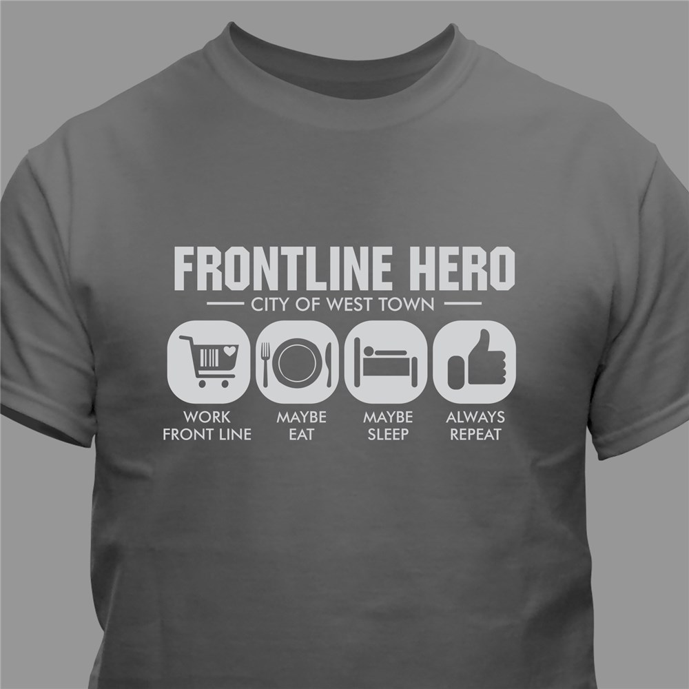 Personalized Work Frontlines T-Shirt