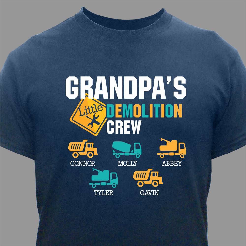 Personalized Little Demolition Crew T-Shirt