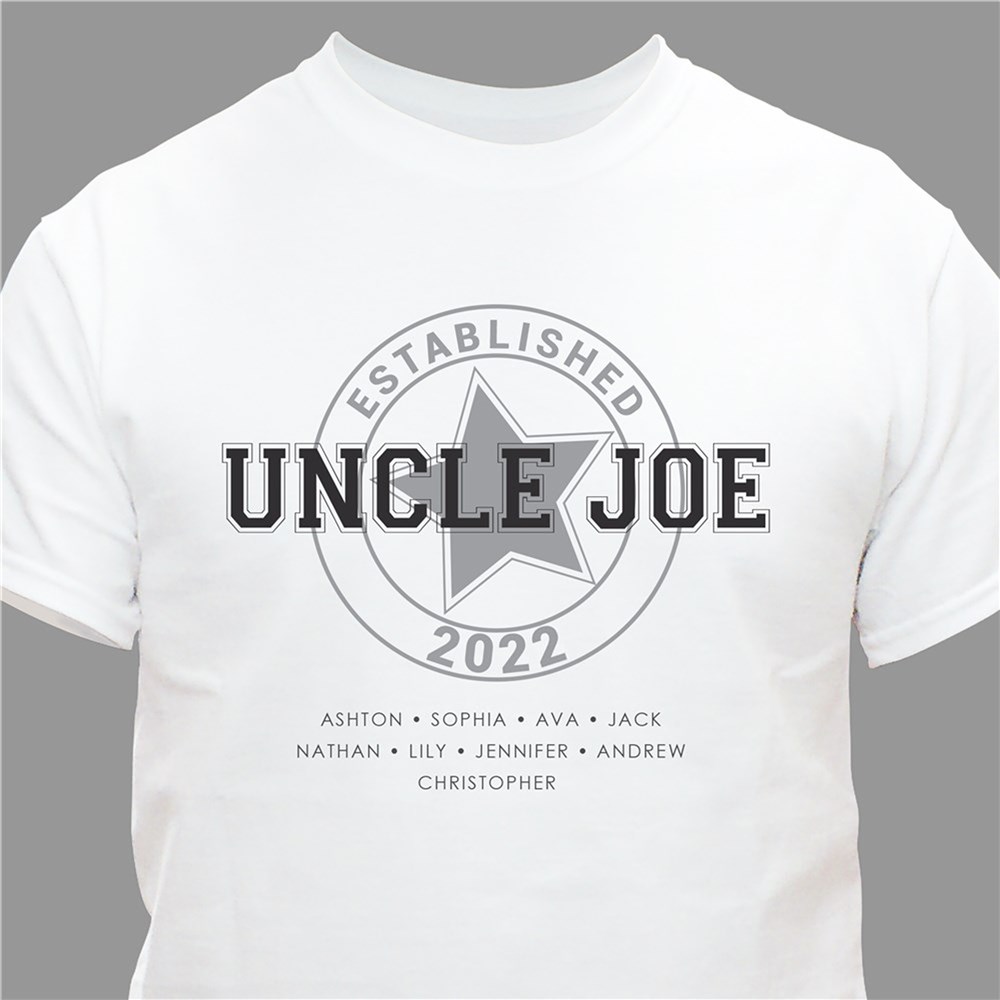 Personalized Established Star T-Shirt