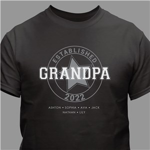 Personalized Established Star T-Shirt