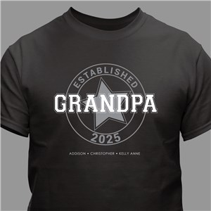 Personalized Established Star T-Shirt