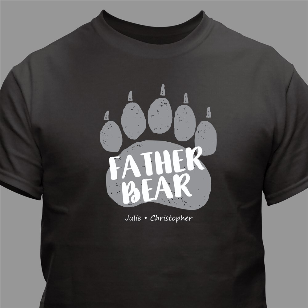 Personalized Papa Bear T-Shirt