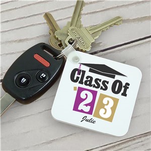 Personalized Class Of Graduation Key Chain | Graduate Gifts