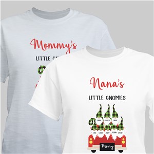 Personalized Grandma Loves With Penguins T-Shirt 314891X