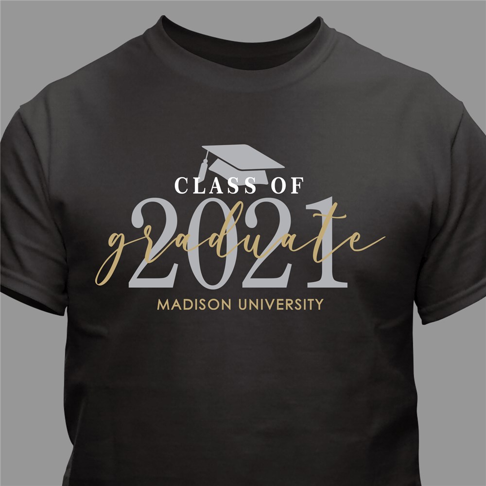 Personalized Graduate T-Shirt with Graduation Year