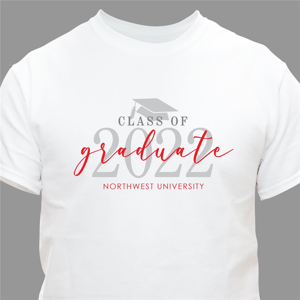 Personalized Class of Graduate T-Shirt