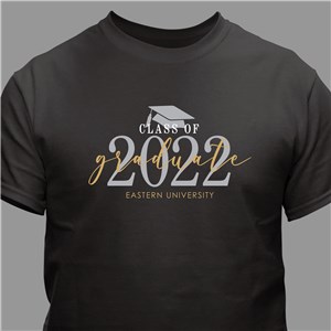 Personalized Class of Graduate T-Shirt
