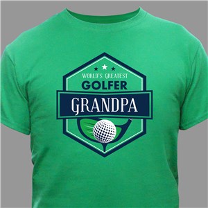 Personalized World's Greatest Golfer T-Shirt