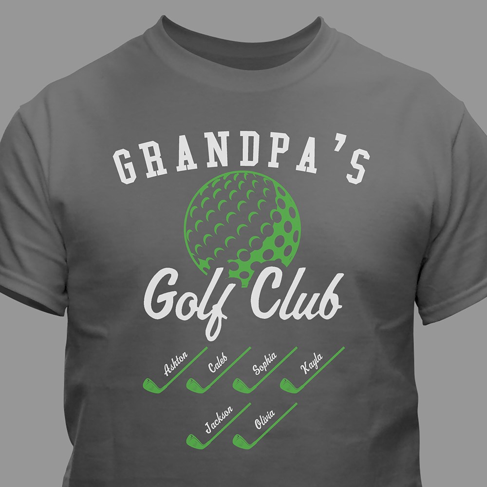 Personalized Golf Club T-Shirt