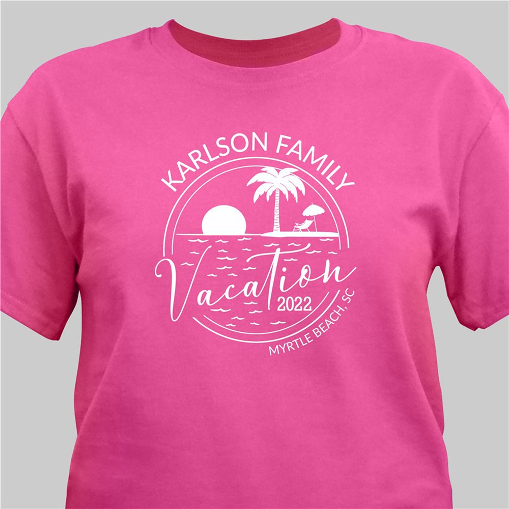 Personalized Family Beach Vacation T 