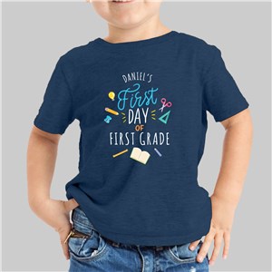 Personalized First Day of School Youth T-Shirt