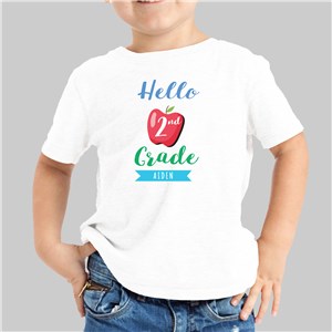 Personalized Hello School Youth T-Shirt