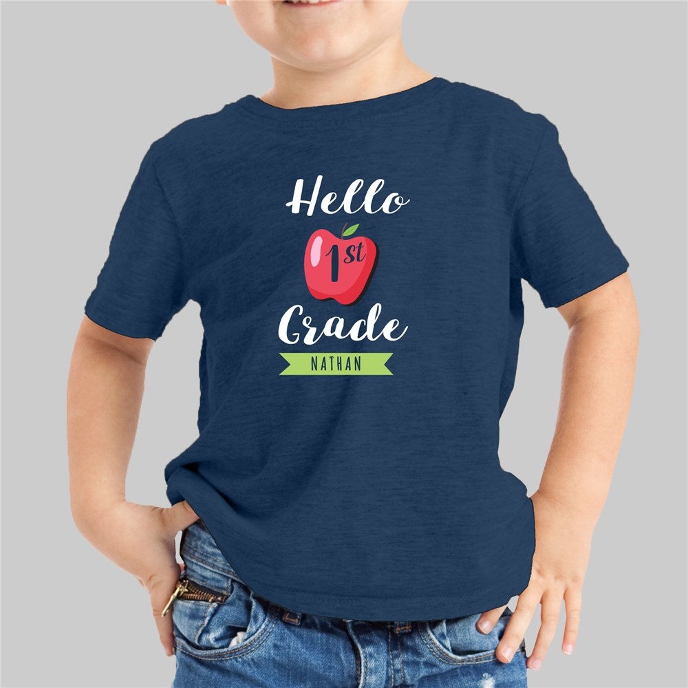 Personalized Hello School Youth T-Shirt