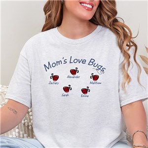 Love Bugs Personalized T-Shirt | Personalized Mom Shirts