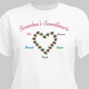 Image of My Sweethearts Personalized T-Shirt