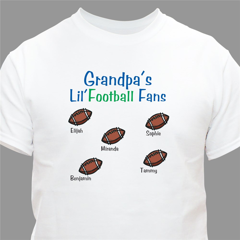 Lil' Football Fans T-Shirt | Grandpa Shirts