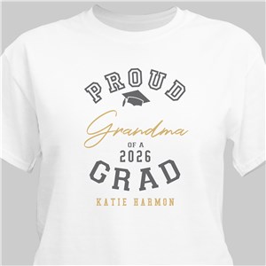 Personalized Proud Family of Grad T-Shirt