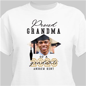 Personalized Proud Family of Grad T-Shirt with Photo