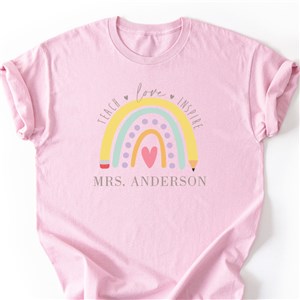 Personalized Teach Love Inspire T-Shirt