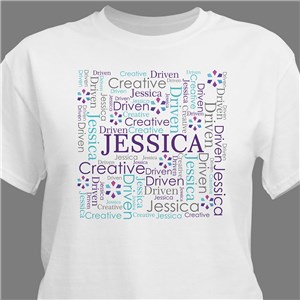 Personalized Corporate Name Word Art T-Shirt