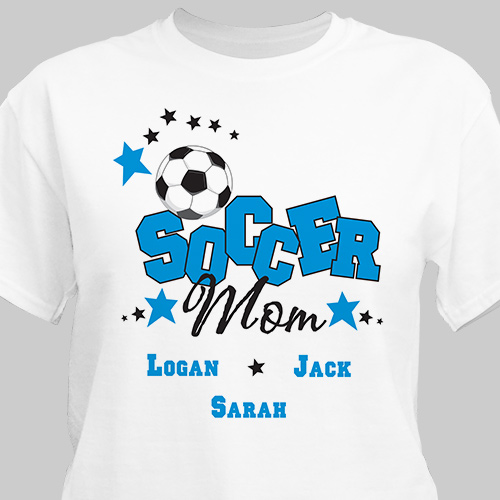 Personalized Soccer Shirt Soccer Mom Shirt Sports Mom Tee