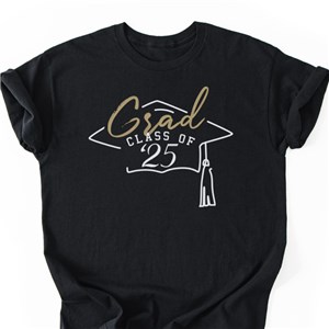 Personalized Grad Cap T-Shirt