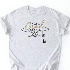 Personalized Grad Cap T-Shirt