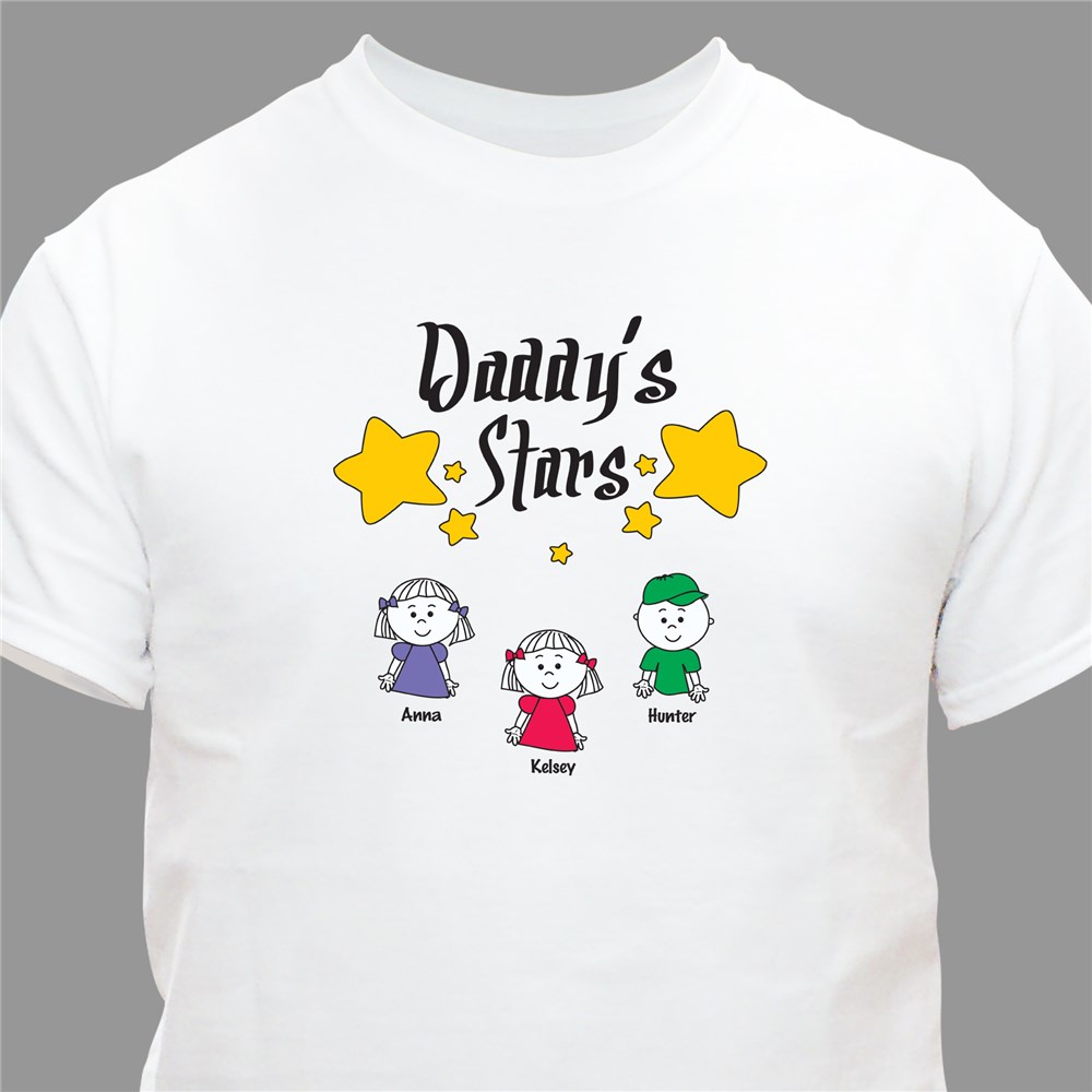 My Stars Personalized T-Shirt | Grandpa Shirts
