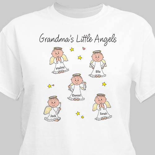 Personalized Angels TShirt GiftsForYouNow