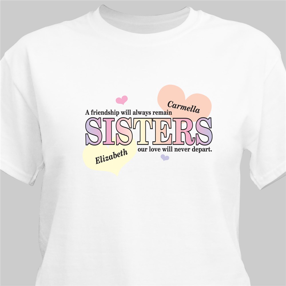 Sisters Friendship T-Shirt | Personalized T-shirts