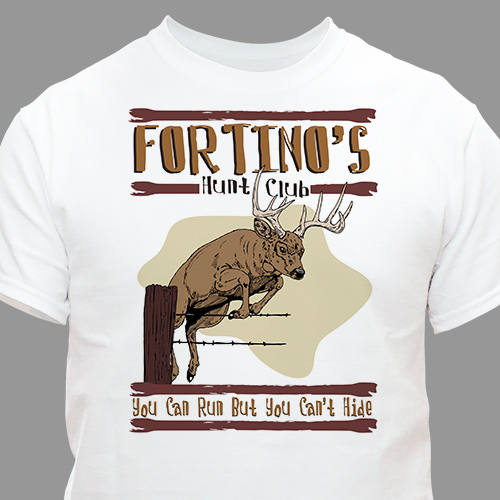 Personalized Hunt Club Tshirt GiftsForYouNow