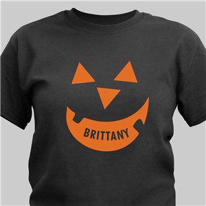 Pumpkin Face Halloween T-shirt | Personalized Halloween Shirts
